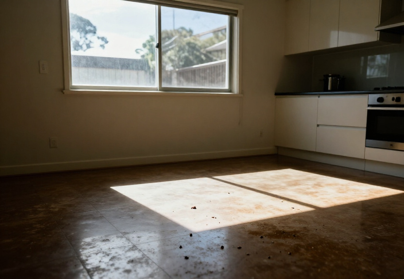 Rodent infestation in a Rosebery warehouse before treatment